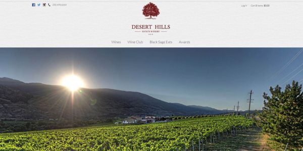desert hills winery website