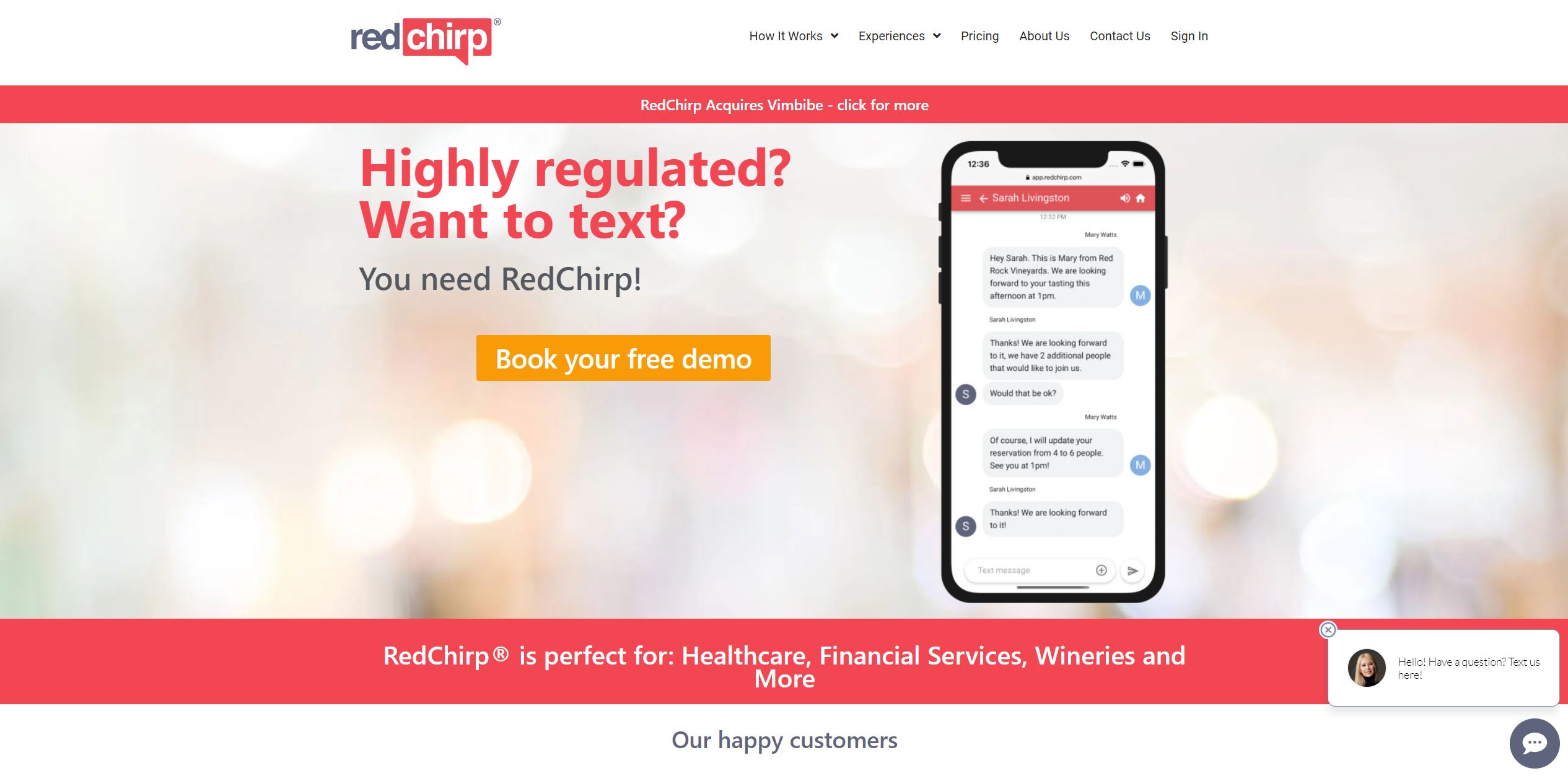 redchirp website